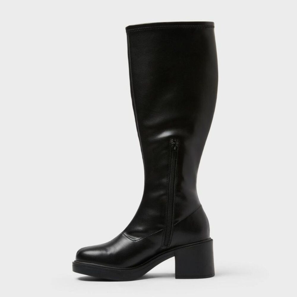 Women’s Danika Tall Stretch Boots with Memory Foam Insole – Wild Fable Black 11 - Picture 2 of 3